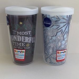 2 Christmas Tervis Tumblers